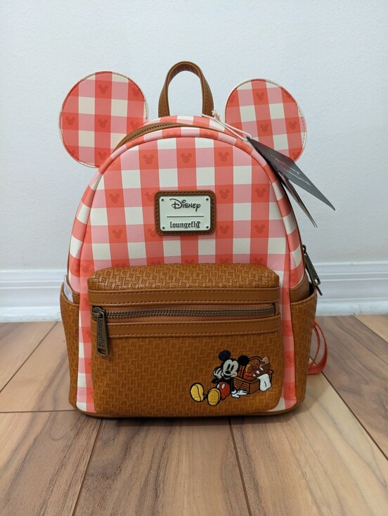 Loungefly Handbags - NWT! Loungefly Disney 's Mickey Mouse Picnic Ears Mini Backpack